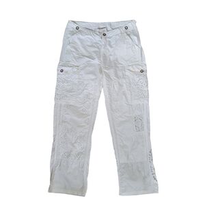 Da Nang Surplus Indochine Embroidered Cargo Pants Rehemmed 29"